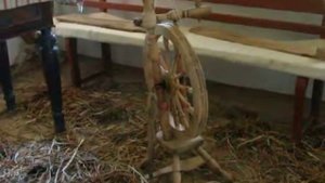 Древняя украинская хата, где то под Киевом