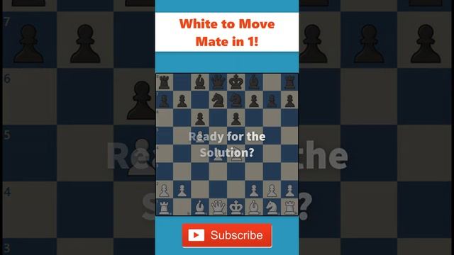 [38] Chess Puzzle - Mate in 1 | 101 Checkmates Series #Shorts