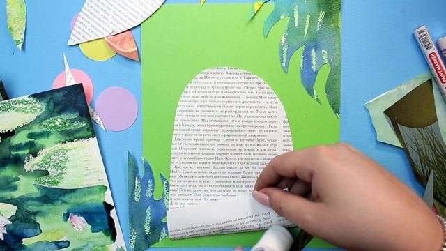 DIY Обложка тетради Какаду. Артподготовка.