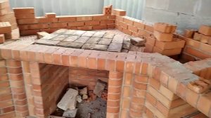 Как зделать кирпичный мангал своими руками