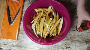ФРИПСЫ ИЗ БАКЛАЖАН В СУШИЛКЕ