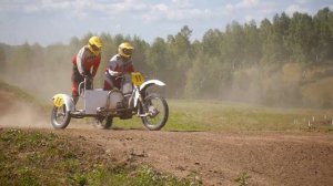 ///МОТОКРОСС ПРОКОПЬЕВСК 28.08.2021г. МОТОЦИКЛЫ С КОЛЯСКАМИ ,КЛАСС " УРАЛ "///