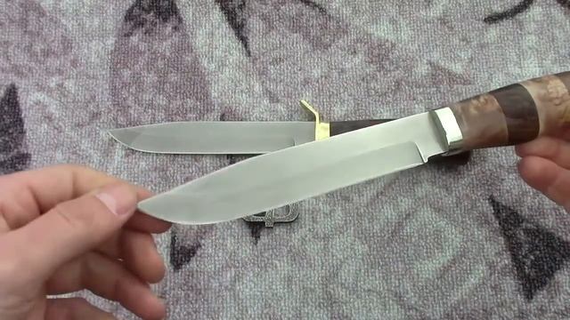 Два серийных ножа от Мастерской Федотова. Сталь 110Х18.