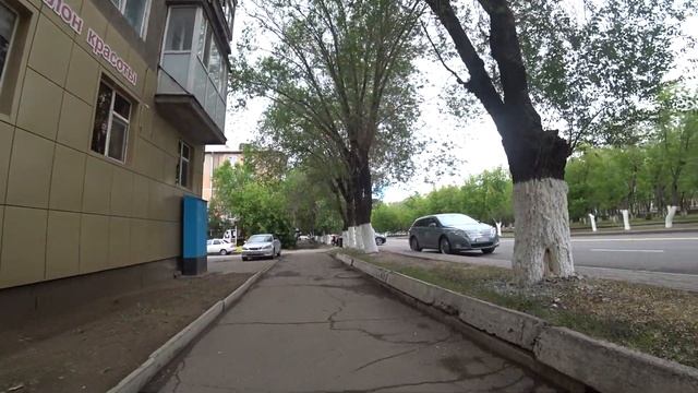 Караганда | по улице Ерубаева от Алиханова до Лободы летом 2021 года смотреть онлайн