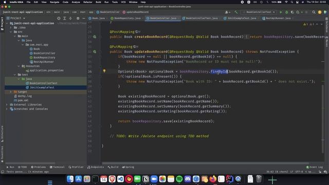 Spring Boot Testing with JUnit 8 - PUT API Unit Test смотреть онлайн