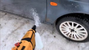 Автомойка DeWalt dcpw550 - первое использование.
