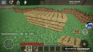 MINECRAFT ROBLOX EDITION!!! Строим дом.