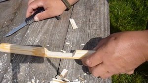 Как сделать ручку  для косы,дедовский способ.