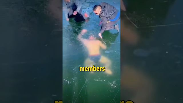 Swimmer Trapped Under Frozen Lake