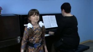Клещенко Оксана «Птичница отличница» муз. Ю. Чичкова сл. П. Синявского