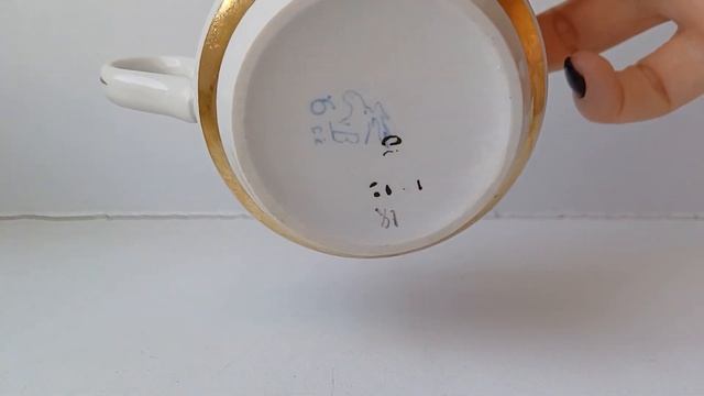 Редкая чайная чашка Вкрбилки, СССР. смотреть онлайн