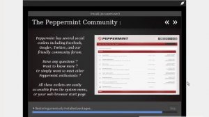 Peppermint 8 Installation in VirtualBox 5.2