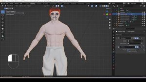 Como cambiar la pose por defecto en modo edición con Blender (Pose A, Pose T)