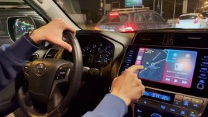 TOYOTA PRADO. Яндекс навигатор теперь в Apple CarPlay.