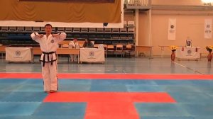 11. 1-й Дан. По-Ун Туль / Po-Eun Tul (Pattern) - Taekwon-Do ITF. DPRK demo team (Russia).
