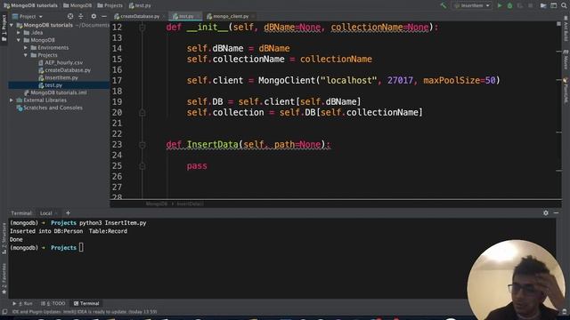 Export your Csv File Data to MongoDb using Python