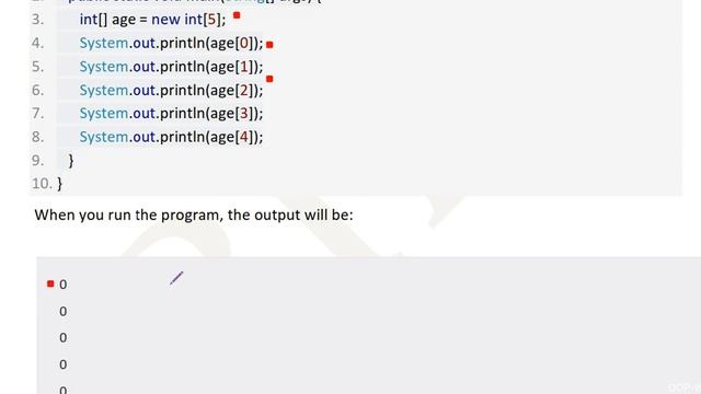 OOP WK 03 Video 7 Basics of Arrays in Java