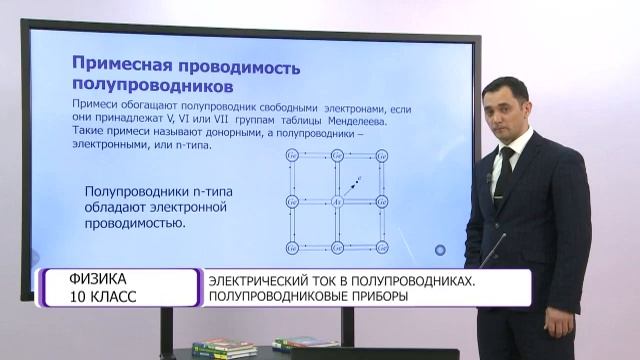 Физика. 10 класс. Электрический ток в полупроводниках. Полупроводниковые приборы /01.03.2021/