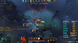 Radeon RX 6600 -- i5-13500 -- Dota 2 FPS Test