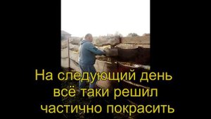 забор из горбыля (не обрезной доски)(wood fence)
