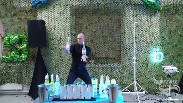 Заказать бармен шоу на праздник, свадьбу и юбилей в Москве - заказать бармена на корпоратив