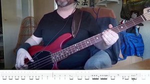 Warrant - Cherry Pie (Bass Cover w/ Bass Tabs)