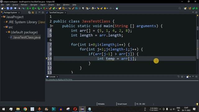 Java Program #21 - Sort Numbers using Bubble Sort in Java смотреть онлайн