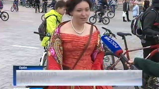 В Орле больше тысячи человек собрались вместе, чтобы провести «Велодень»