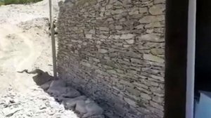 Кладка стен из камня.. 2 часть (маленький гостиница)