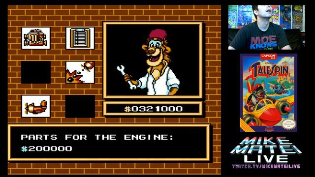 Talespin (NES) Mike Matei Live смотреть онлайн