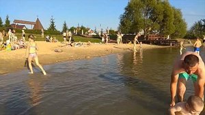 Купаемся на Никольском озере