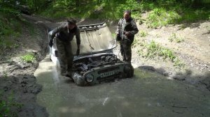 Жетская поездка в Новосадовый на УАЗах по бездорожью