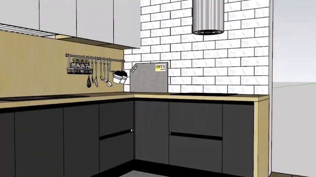 Кухня в Стиле Лофт от фабрики Оникс
