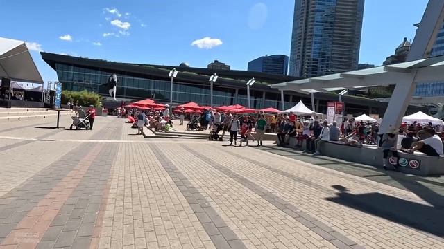 4K HDR Downtown VANCOUVER’S CANADA DAY Celebration /July 01,2023 смотреть онлайн