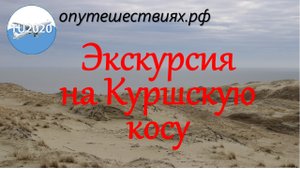 Экскурсия на Куршскую косу.