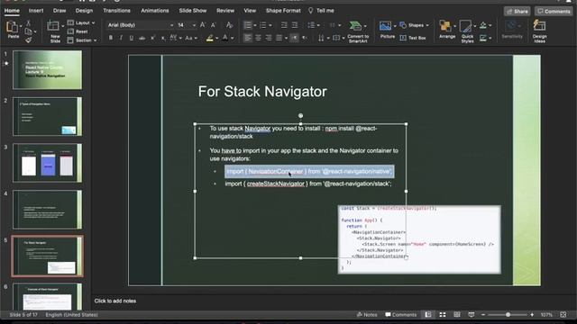 react native navigation stack смотреть онлайн
