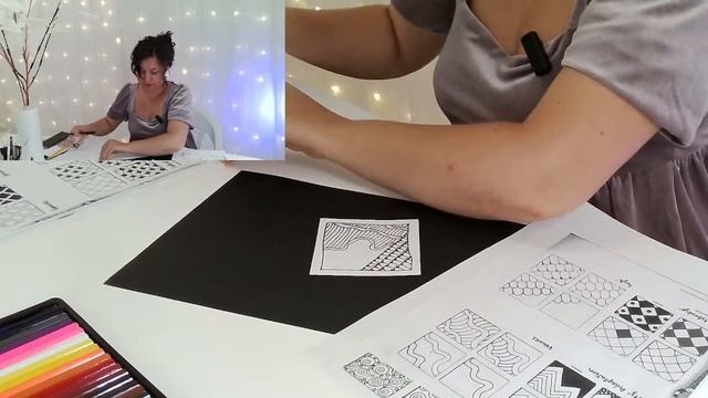 Мастер-класс "Медитативное рисование" с Корделией Ларионовой смотреть онлайн