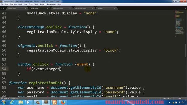 PHP Web Development How To Make A Website Tutorial 57 Close Modal By Window Click смотреть онлайн