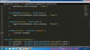 PHP Web Development How To Make A Website Tutorial 57 Close Modal By Window Click