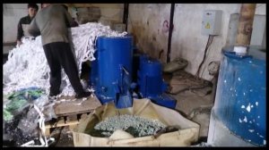 Агломерирование полипропиленовых промотходов Агломератором АПР-30х2