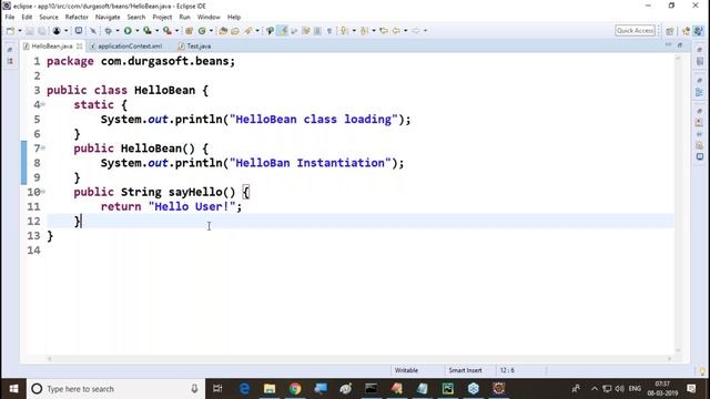 SPRING Programming Tutorial || by Nagoor Babu Sir On 08-03-2019 смотреть онлайн