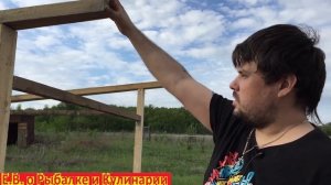 Строим детский домик с песочницей на даче. Детский домик с качелей и песочницей на даче. Часть 1.