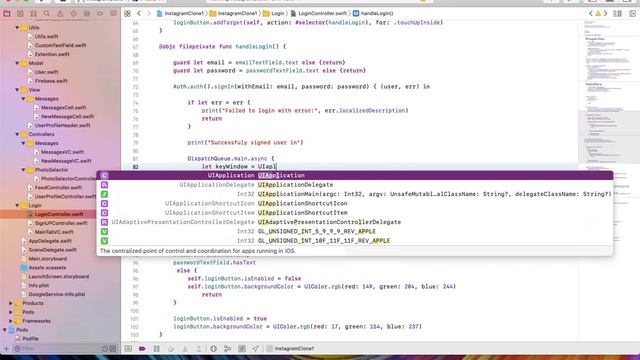 Как создать приложение похожее на Instagram part 17 Bug Fixes Swift 5 Xcode 11 смотреть онлайн