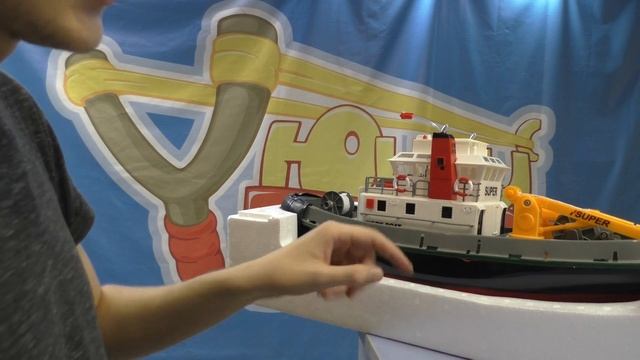 Распаковка буксира Heng Long Seaport Work Boat hl-3810