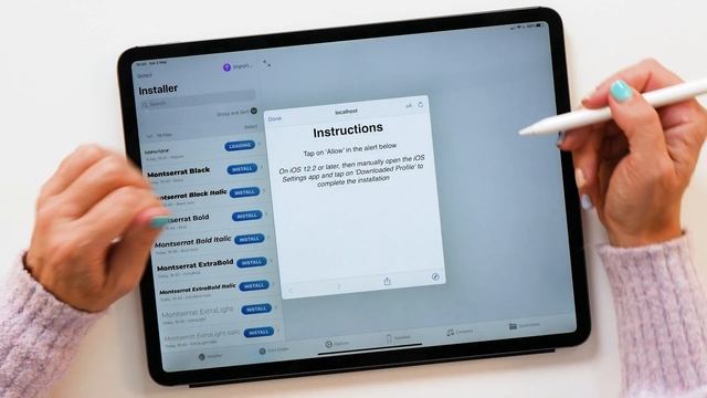 Install custom fonts on your iPad for free! смотреть онлайн