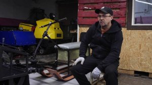 Мотобуксировщик Друг модуль-сцепка . Отличный помощник при рулении букса .