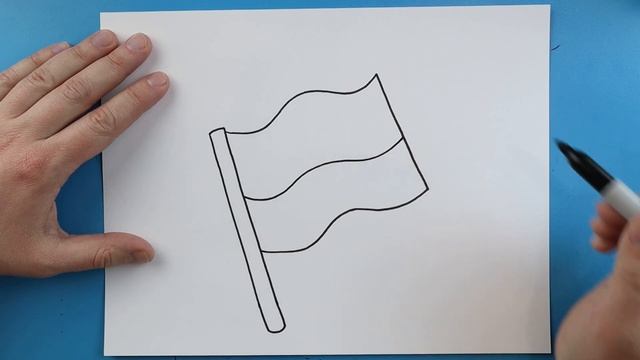 How to Draw the UKRAINE FLAG смотреть онлайн