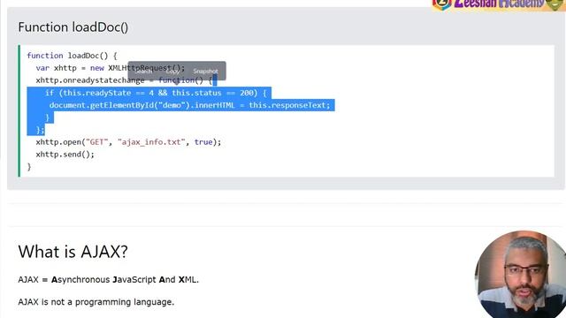 AJAX in 5 Minutes | What is AJAX with W3Schools | JavaScript AJAX Tutorial for beginners in Urdu
