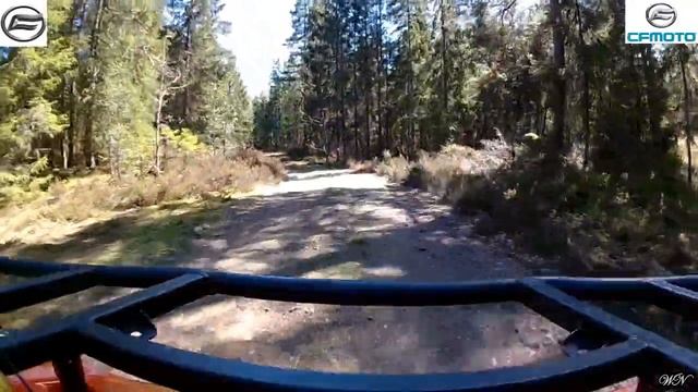 Cf moto: CForce 450L Gravel road Test. смотреть онлайн