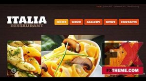 Italian Restaurant WordPress Theme by Mercury WordPress TMT by Warwick Jamie